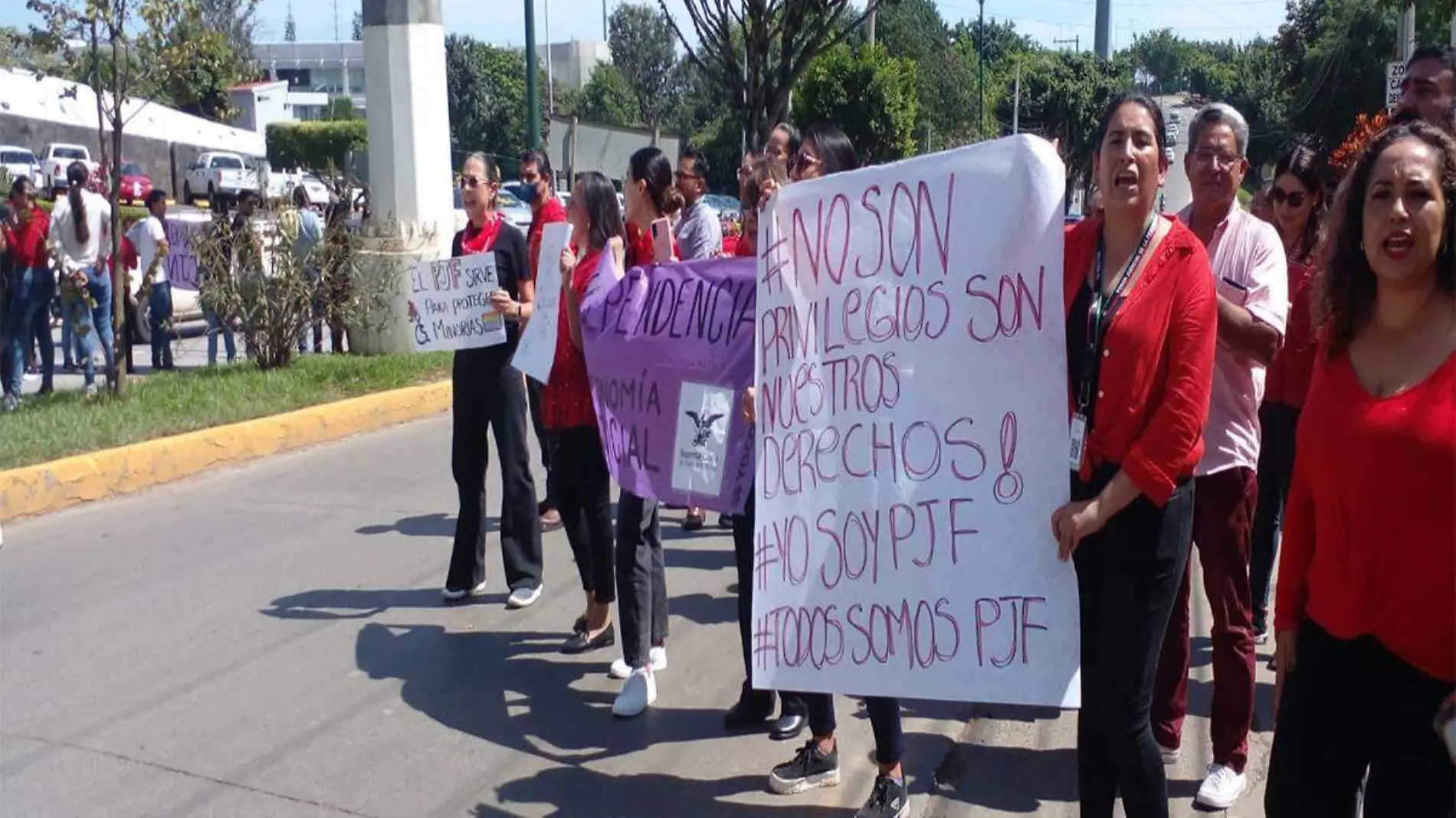 Protestas en Xalapa